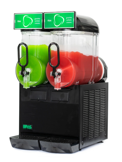 Bras FBM2 Black twin bowl slush machine